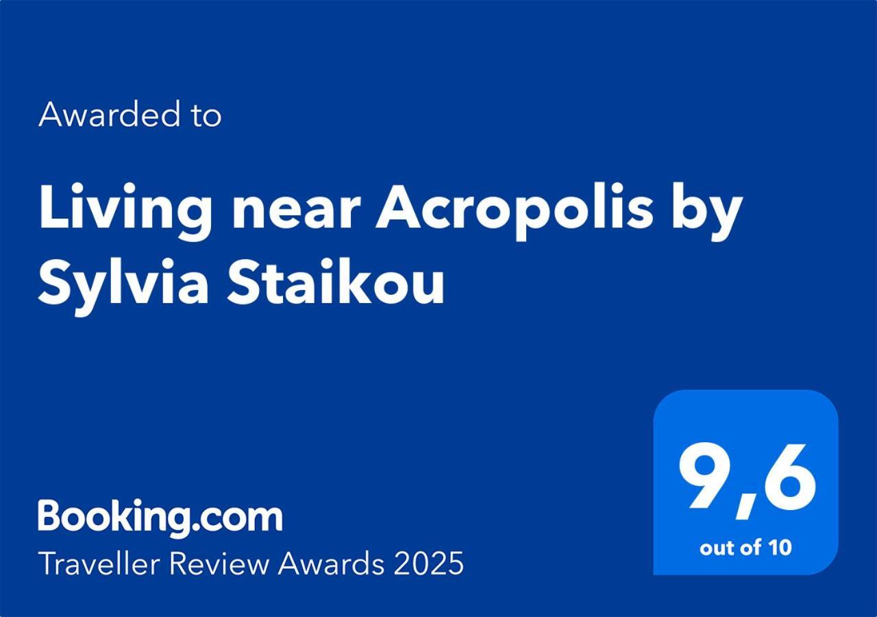 Ferienwohnung Living Near Acropolis By Sylvia Staikou 2Nd & 3D Floor Athen Exterior foto